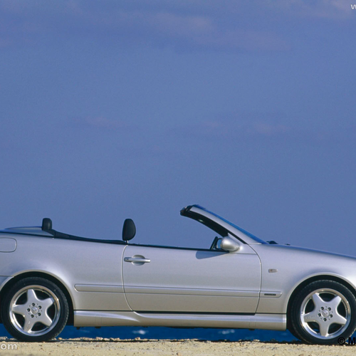 1998 Mercedes-Benz CLK Cabriolet C208 Side View