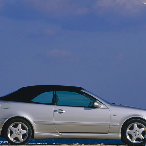1998 Mercedes-Benz CLK Cabriolet C208 Side View