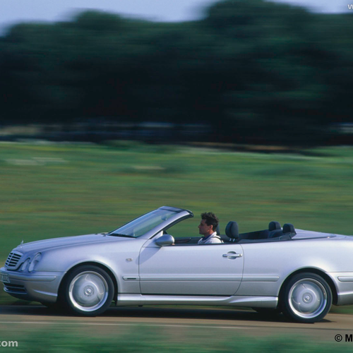 1998 Mercedes-Benz CLK Cabriolet C208 Side View