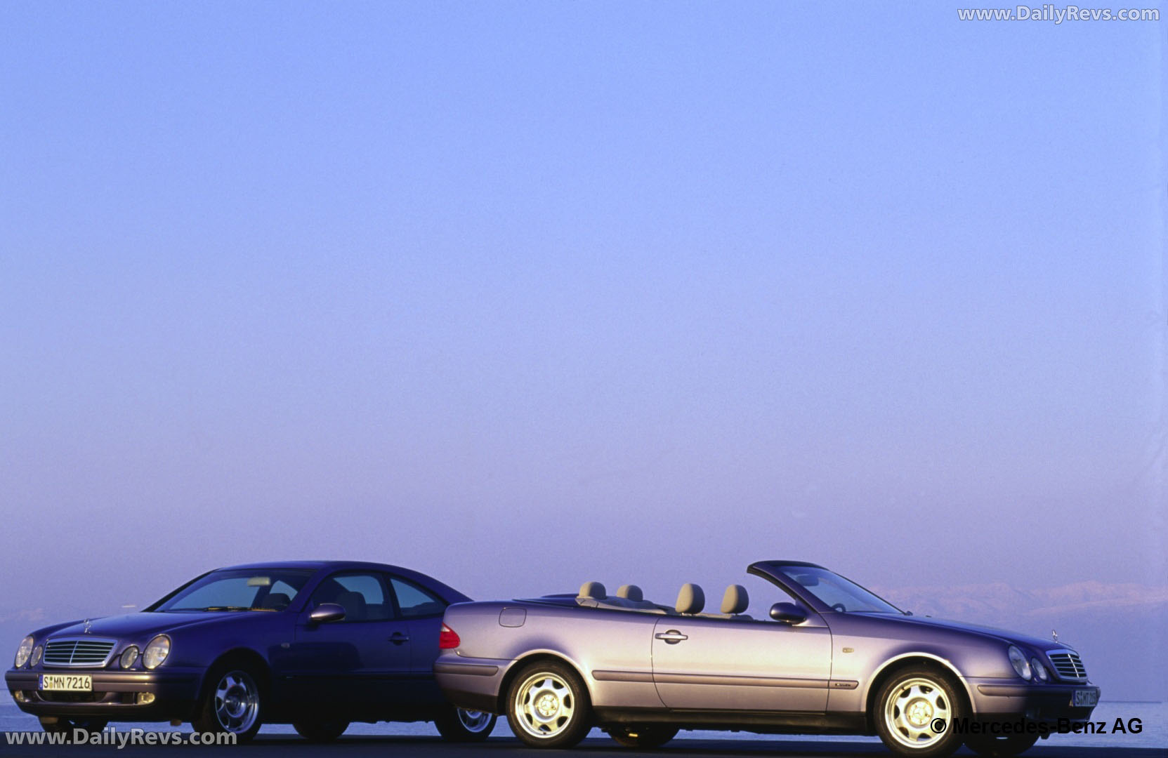 1998 Mercedes-Benz CLK Cabriolet C208 Side View