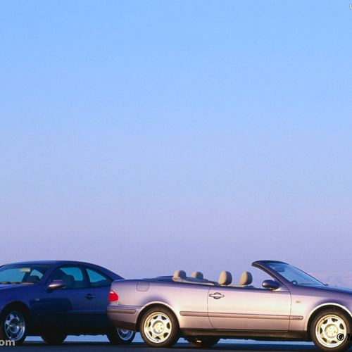 1998 Mercedes-Benz CLK Cabriolet C208 Side View