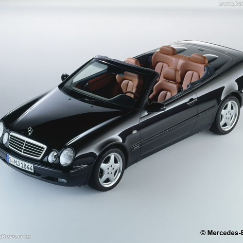 1998 Mercedes-Benz CLK Cabriolet C208 Top View