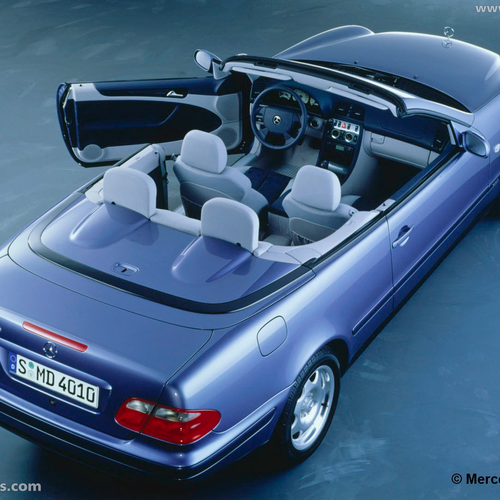 1998 Mercedes-Benz CLK Cabriolet C208 Top View