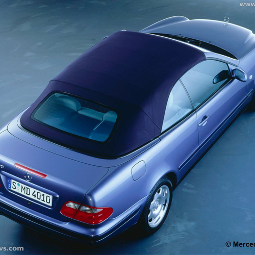 1998 Mercedes-Benz CLK Cabriolet C208 Top View