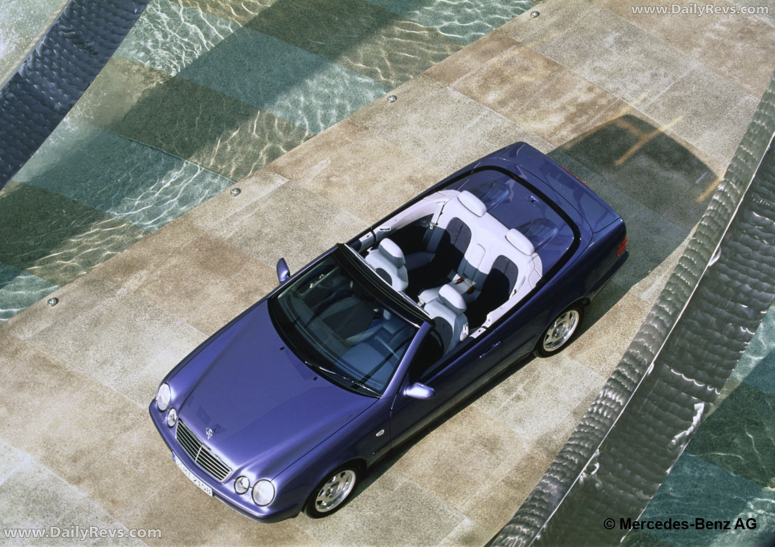 1998 Mercedes-Benz CLK Cabriolet C208 Top View