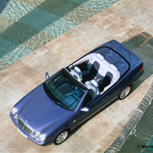 1998 Mercedes-Benz CLK Cabriolet C208 Top View