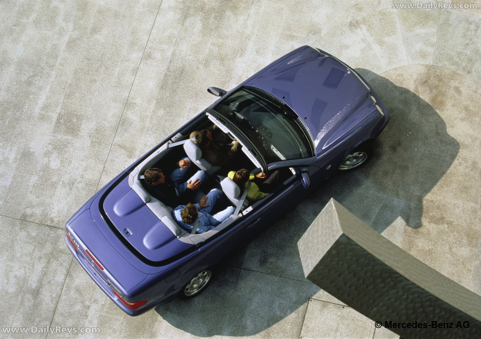 1998 Mercedes-Benz CLK Cabriolet C208 Top View