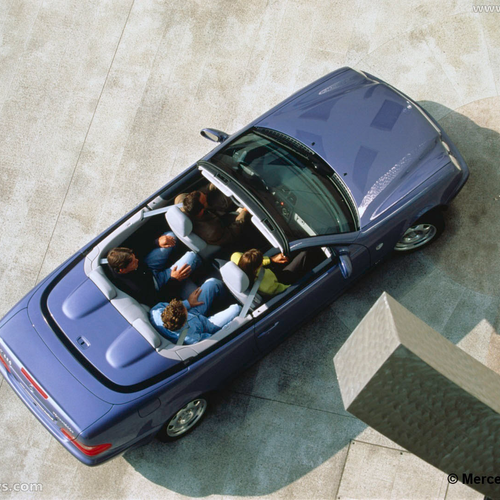 1998 Mercedes-Benz CLK Cabriolet C208 Top View