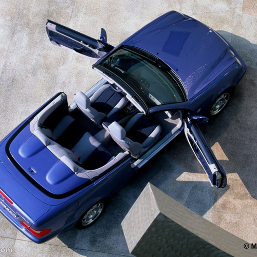 1998 Mercedes-Benz CLK Cabriolet C208 Top View