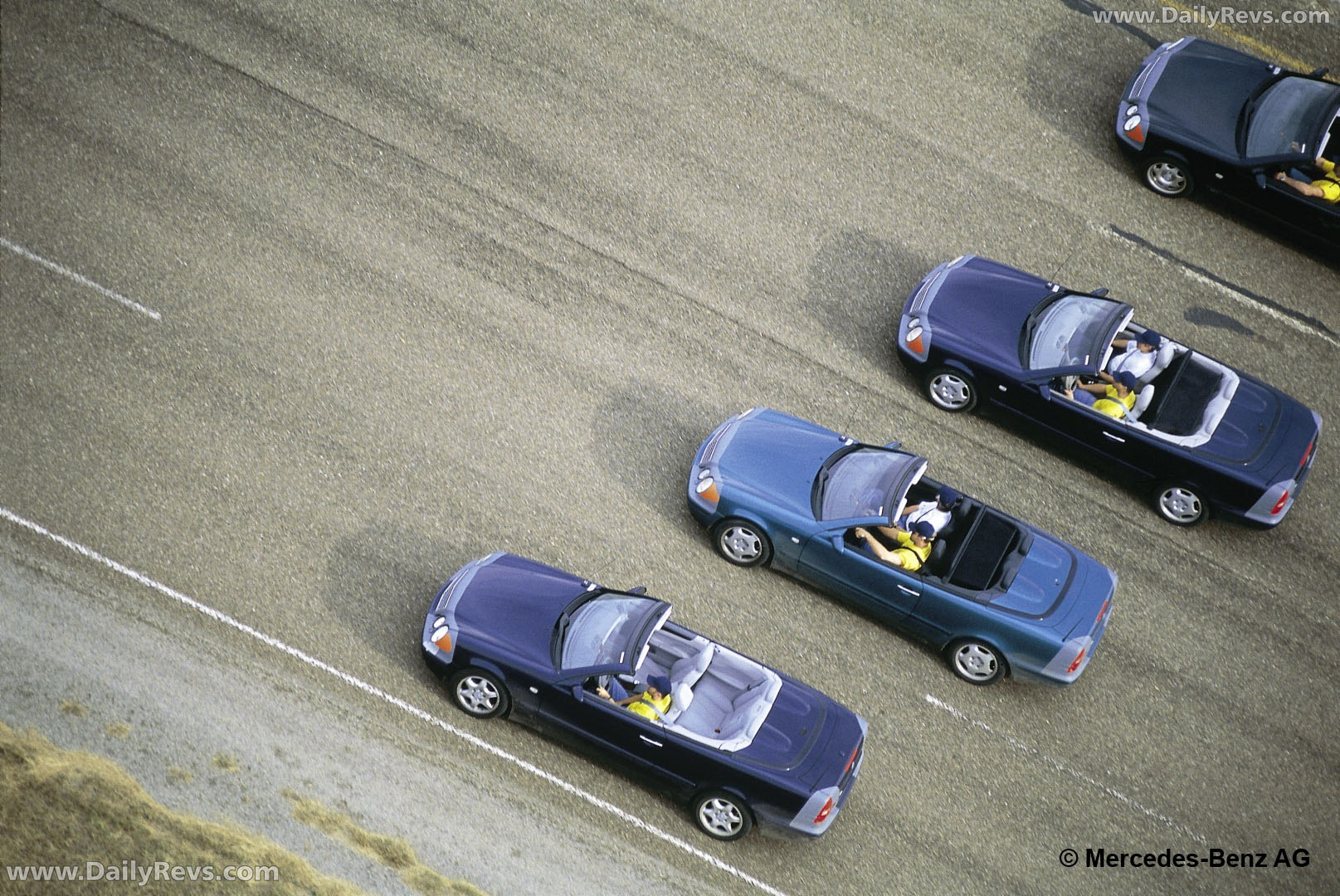 1998 Mercedes-Benz CLK Cabriolet C208 Top View