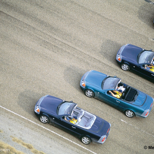 1998 Mercedes-Benz CLK Cabriolet C208 Top View