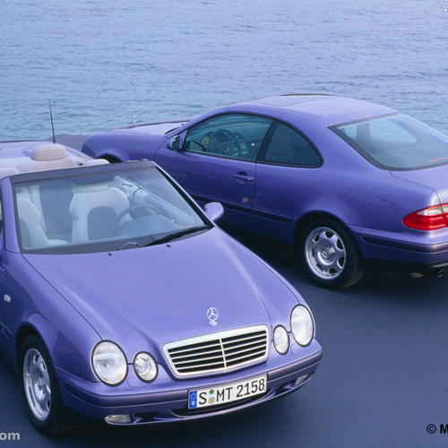 1998 Mercedes-Benz CLK Cabriolet C208 Top View