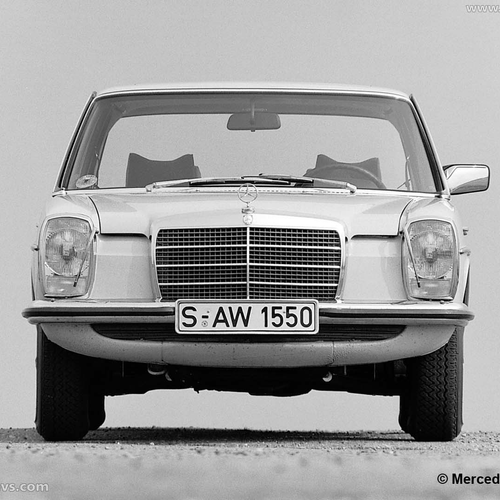 1976 Mercedes-Benz 280 E W123 Front View