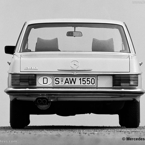 1976 Mercedes-Benz 280 E W123 Rear View