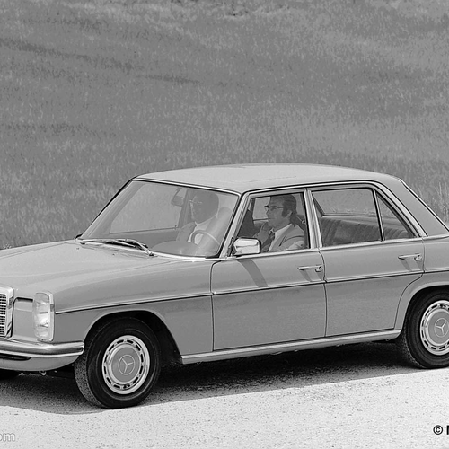 1976 Mercedes-Benz 280 E W123 Top View
