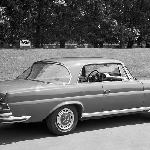 1969 Mercedes-Benz 280 SE 3.5 Coupe W111 Rear View