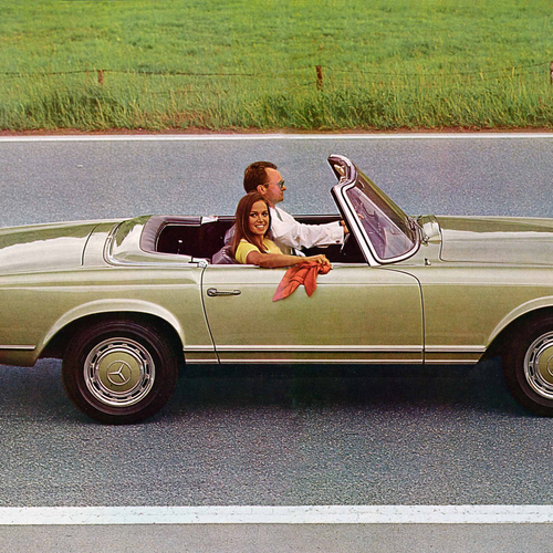 1968 Mercedes-Benz 280 SL Pagoda W113 Side View