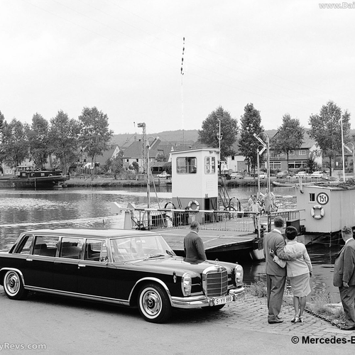 1964 Mercedes-Benz 600 Pullman Limousine W100 Front View