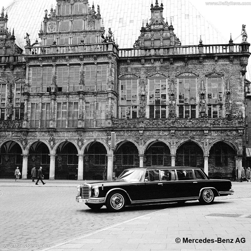 1964 Mercedes-Benz 600 Pullman Limousine W100 Front View