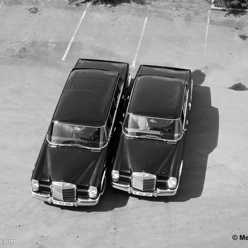 1964 Mercedes-Benz 600 Pullman Limousine W100 Top View