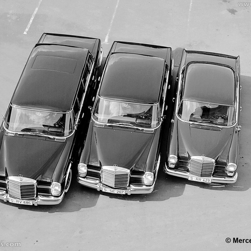 1964 Mercedes-Benz 600 Pullman Limousine W100 Top View