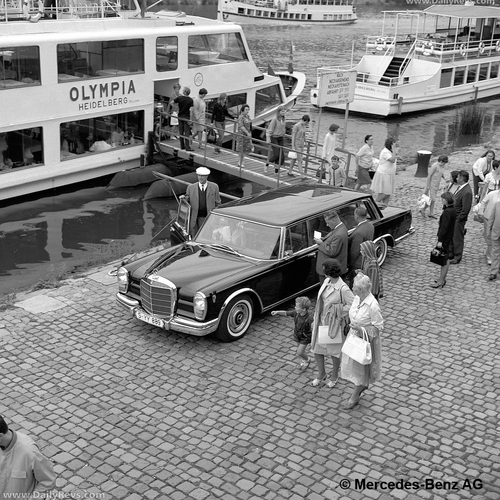 1964 Mercedes-Benz 600 Pullman Limousine W100 Top View
