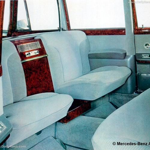 1964 Mercedes-Benz 600 Pullman Limousine W100 Interior