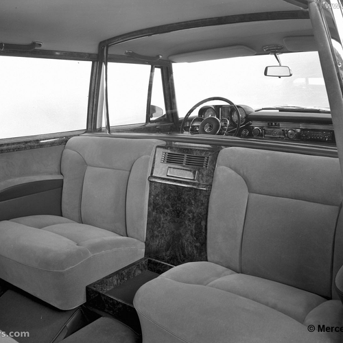 1964 Mercedes-Benz 600 Pullman Limousine W100 Interior