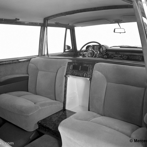 1964 Mercedes-Benz 600 Pullman Limousine W100 Interior