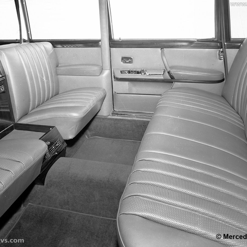 1964 Mercedes-Benz 600 Pullman Limousine W100 Interior