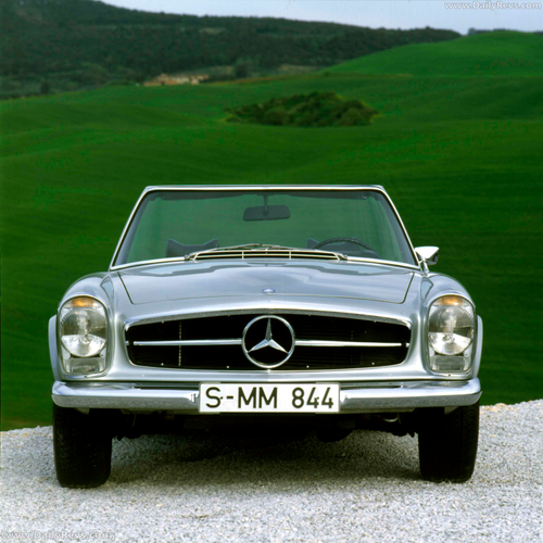 1963 Mercedes-Benz 230 SL Roadster W113 Front View