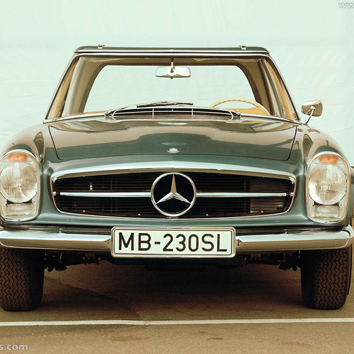 1963 Mercedes-Benz 230 SL Roadster W113 Front View