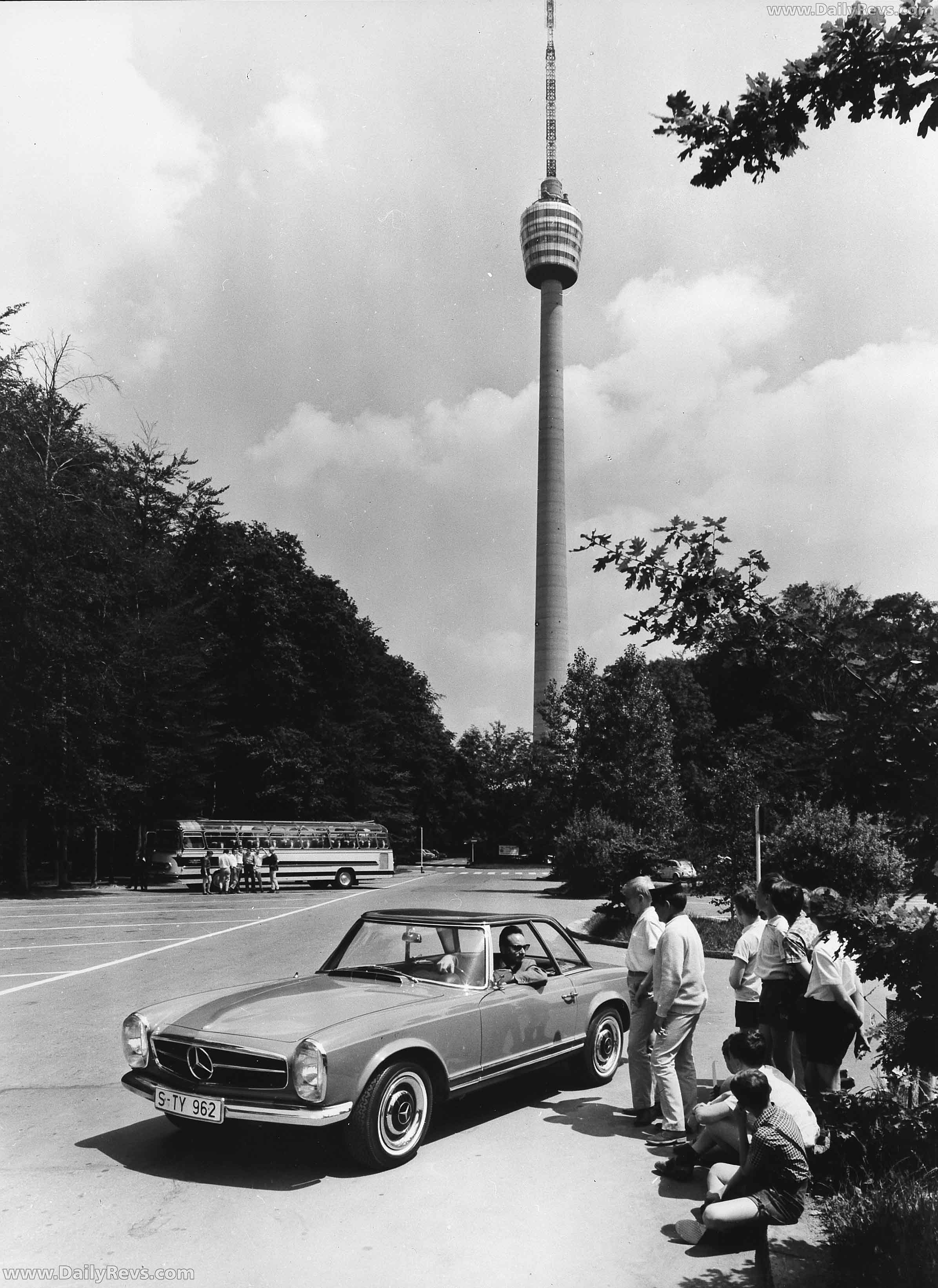1963 Mercedes-Benz 230 SL Roadster W113 Top View