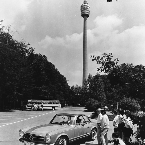 1963 Mercedes-Benz 230 SL Roadster W113 Top View
