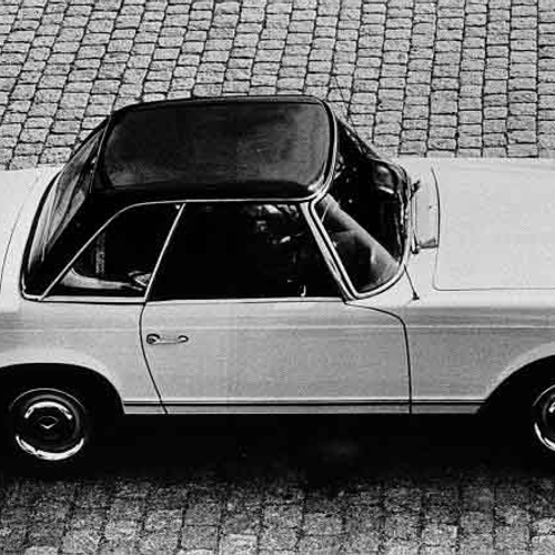 1963 Mercedes-Benz 230 SL Roadster W113 Top View