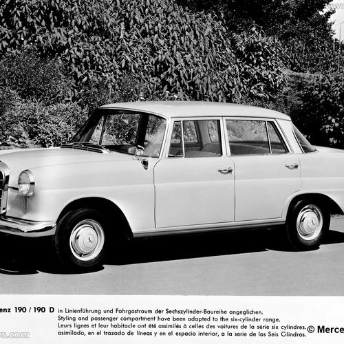 1961 Mercedes-Benz 190 W121 Front View