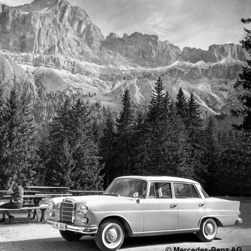 1961 Mercedes-Benz 190 W121 Front View
