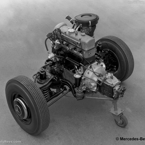 1961 Mercedes-Benz 190 W121 Engine