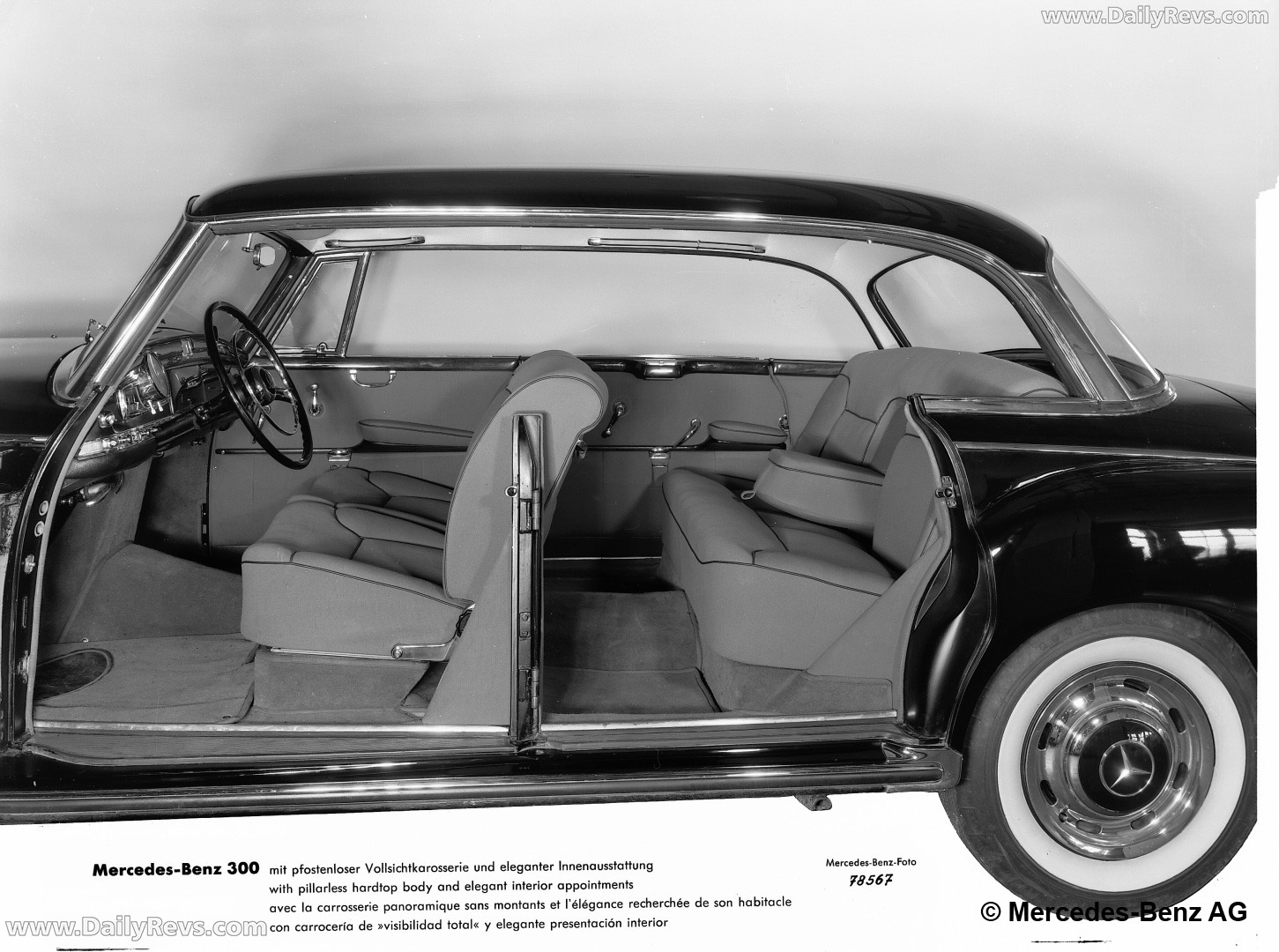 1959 Mercedes-Benz 300d W189 Interior