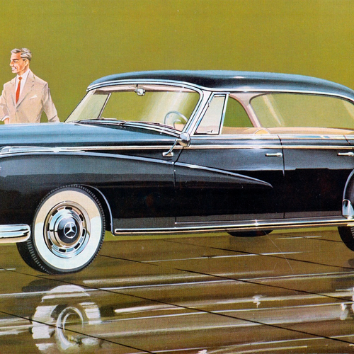 1959 Mercedes-Benz 300d W189 Sketches