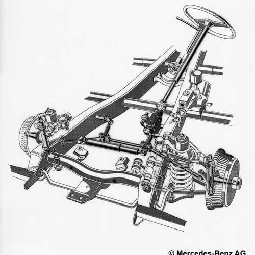 1959 Mercedes-Benz 300d W189 Sketches