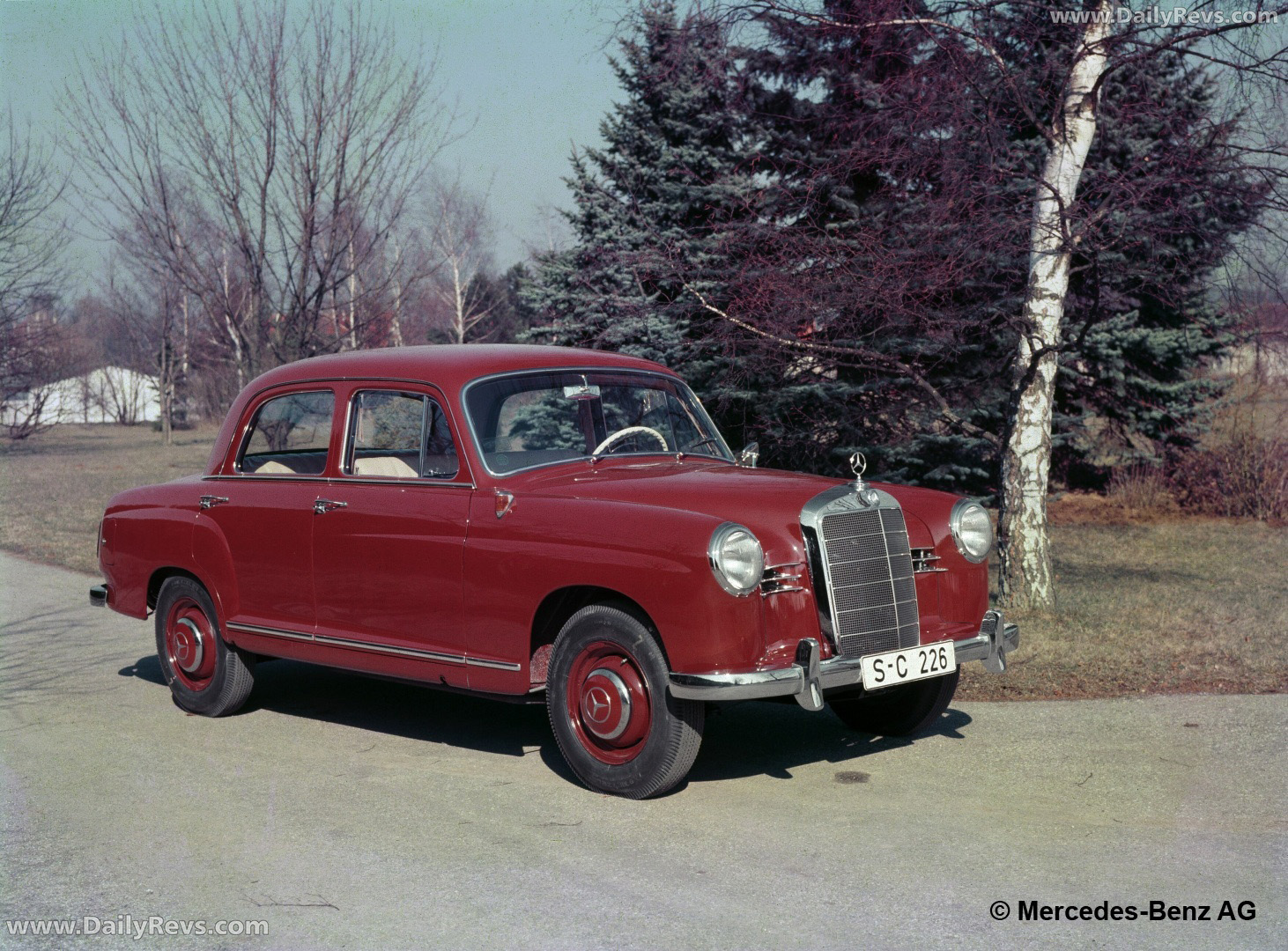 1958 Mercedes-Benz 190 W121 Front View