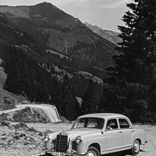 1958 Mercedes-Benz 190 W121 Front View