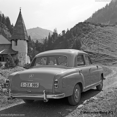 1958 Mercedes-Benz 190 W121 Rear View