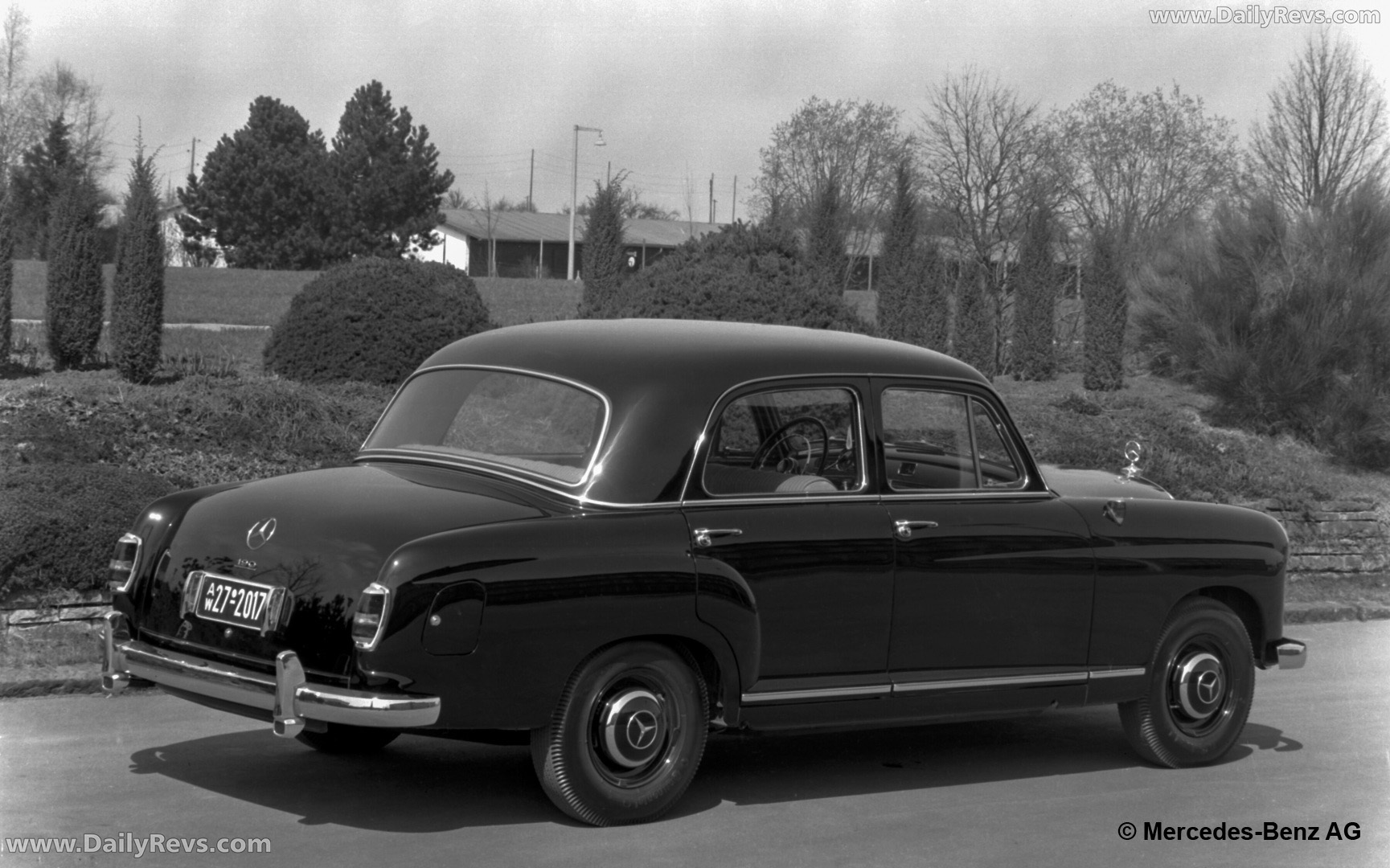 1958 Mercedes-Benz 190 W121 Rear View