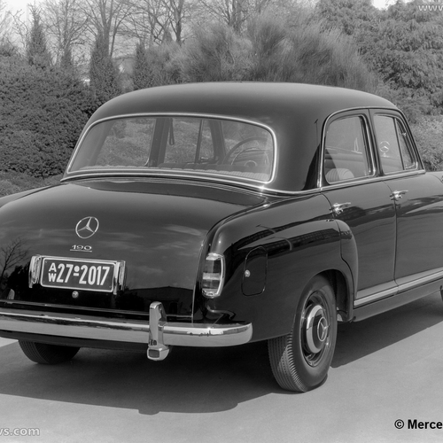 1958 Mercedes-Benz 190 W121 Rear View