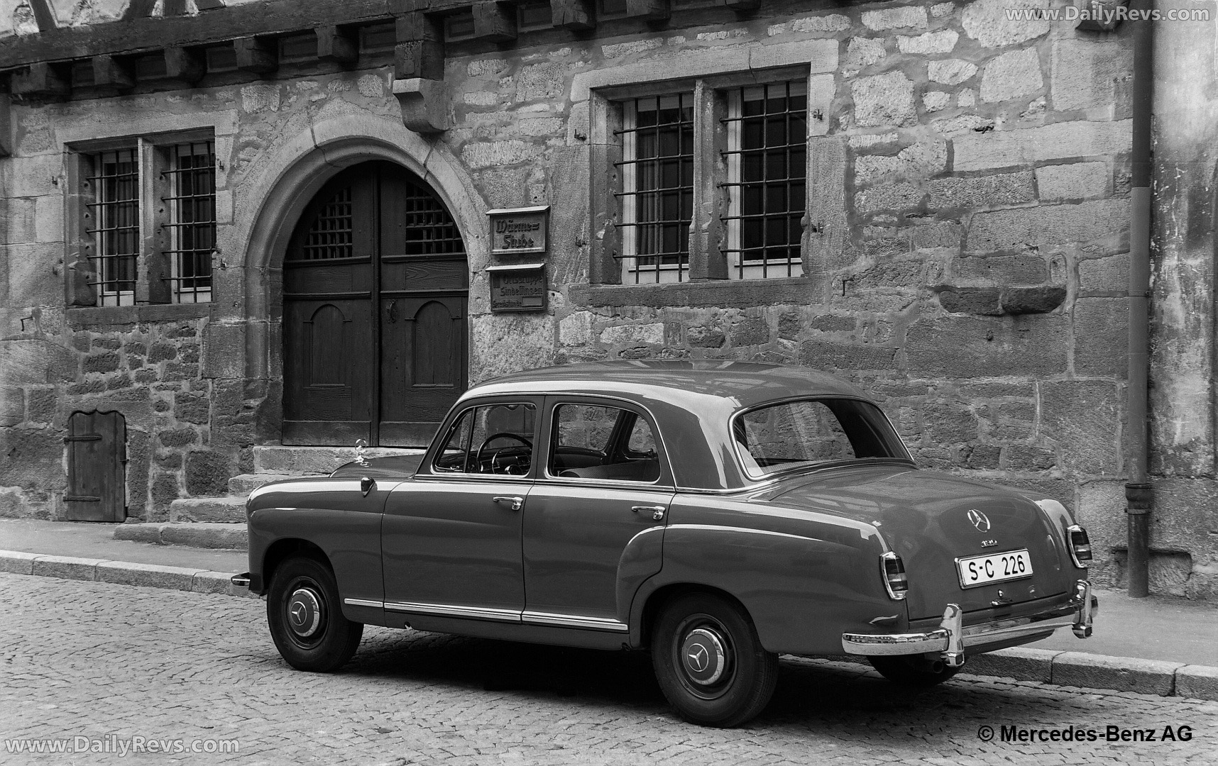 1958 Mercedes-Benz 190 W121 Rear View