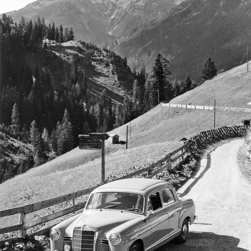 1958 Mercedes-Benz 190 W121 Top View