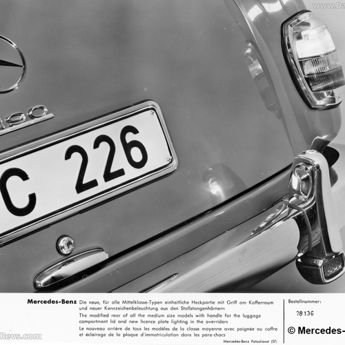 1958 Mercedes-Benz 190 W121 Exterior