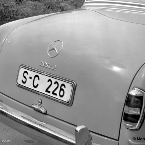 1958 Mercedes-Benz 190 W121 Exterior